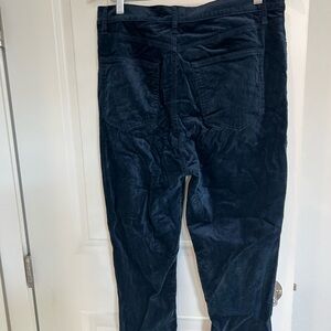 LOFT Dark Blue Velvet Pants